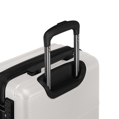 Bugatti - Brussels Hardside Carry-On Luggage with TSA Lock - Sand