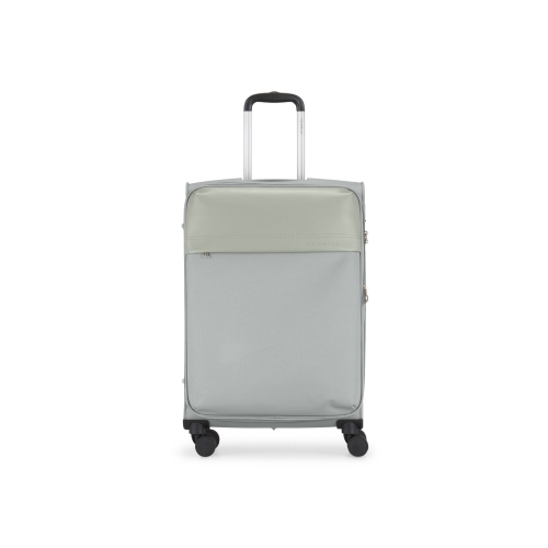 Valise de cabine souple moyenne à roulettes pivotantes doubles Siena de Bugatti - Vert