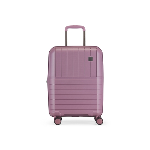 Bugatti - Bridgetown Hardside Carry-On Luggage with TSA Lock - Purple