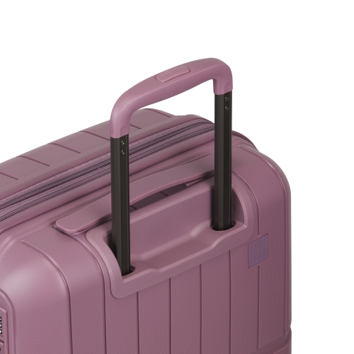 Bugatti - Bridgetown Hardside Carry-On Luggage with TSA Lock - Purple