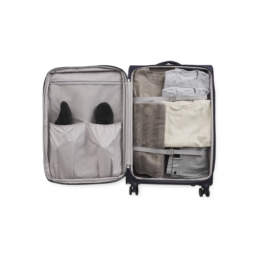 Bugatti - grande valise souple Amsterdam avec extension pour bagages d'enregistrement