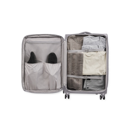 Bugatti - grande valise souple Amsterdam avec extension pour bagages d'enregistrement