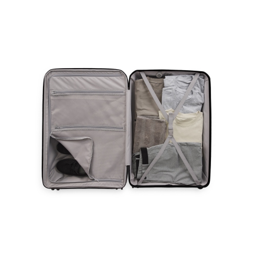 Bugatti - Bridgetown Hardside Check-In Large Luggage with TSA Lock - Black