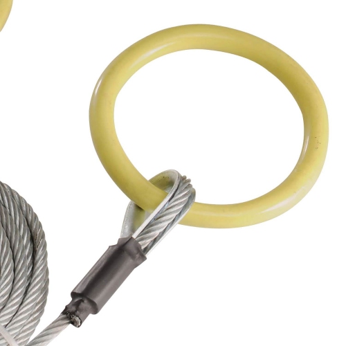 Timber Tuff TMW-38 ATV and UTV Heavy Duty Log Lumber Choker Cable with Tow Rings