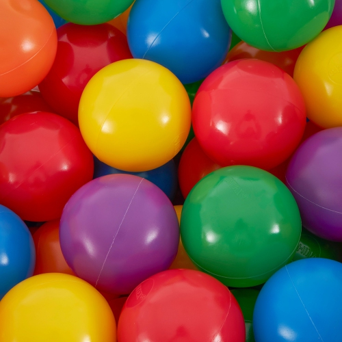 100 Pack Intex Small Plastic Multi-Colored Fun Ballz For A Ball Pit