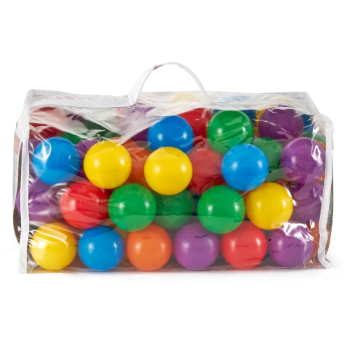 100 Pack Intex Small Plastic Multi-Colored Fun Ballz For A Ball Pit