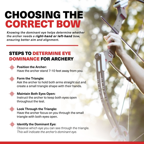 Genesis Original Archery Compound Bow, Adjustable Size, Draw Hand-Right, Red