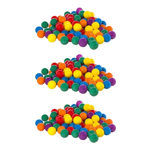 INTEX  100 Pack Small Plastic Multi-Colored Fun Ballz for A Ball Pit (3 Pack)