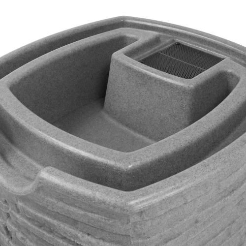 Good Ideas Impressions Riverwalk 50 Gallon Rain Saver, Dark Granite