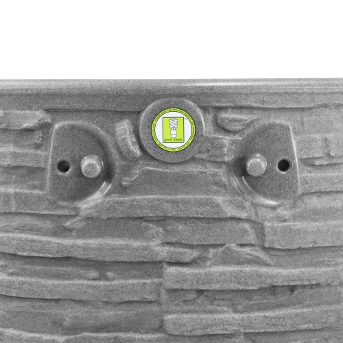 Good Ideas Impressions Riverwalk 50 Gallon Rain Saver, Dark Granite