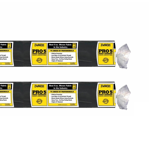 DeWitt – toile de protection contre les mauvaises herbes P5 Pro 5, 5 oz, 5 x 250 pi
