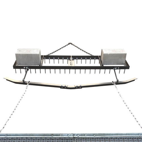 Yard Tuff 6' Spike Drag with Surface Leveling Bar and Drag Mat for ATV/UTVs