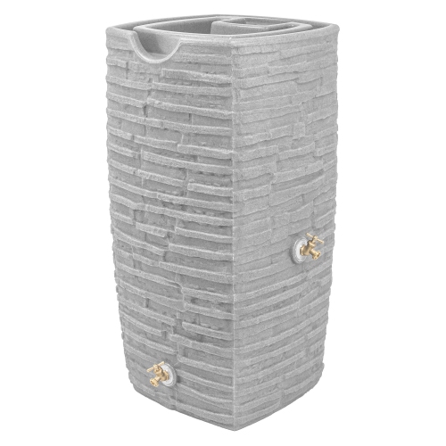 Good Ideas Impressions Riverwalk 50 Gallon Rain Saver, Light Granite