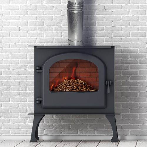 DuraVent PelletVent 36" L x 3" Diameter Double Wall Straight Steel Stove Pipe