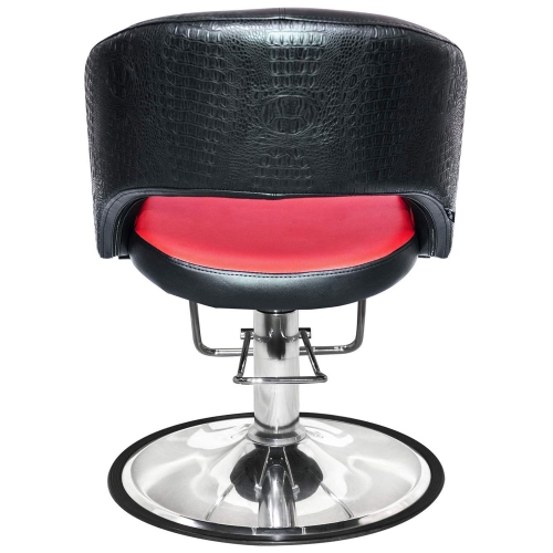 Chromium Olivia Professional Styling Chair w/High Density Foam Cushions, Black