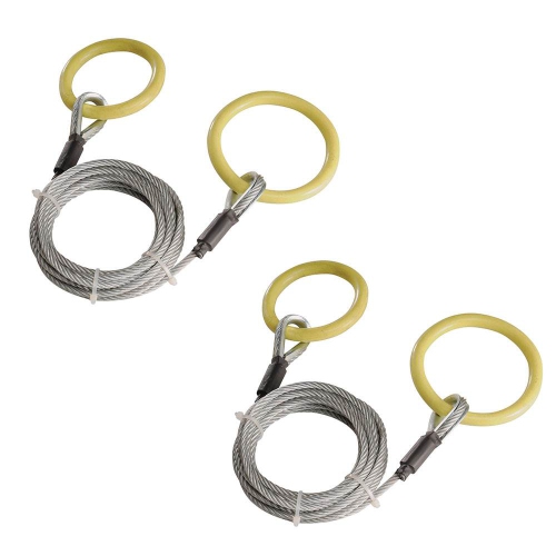 Timber Tuff ATV and UTV Heavy Duty Log Lumber Choker Cable w/ Tow Rings