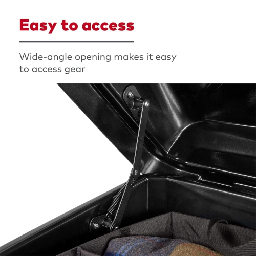 Yakima EXO GearLocker coffre de toit de véhicule de 10 pieds cubes pour EXO SwingBase