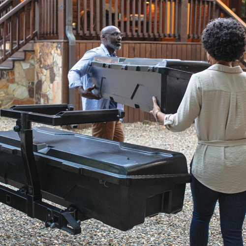 Yakima EXO GearLocker coffre de toit de véhicule de 10 pieds cubes pour EXO SwingBase