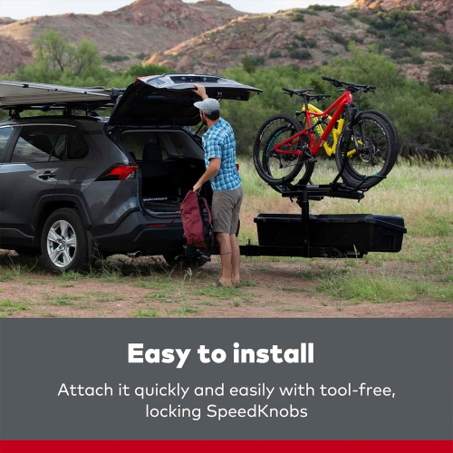 Yakima EXO GearLocker coffre de toit de véhicule de 10 pieds cubes pour EXO SwingBase