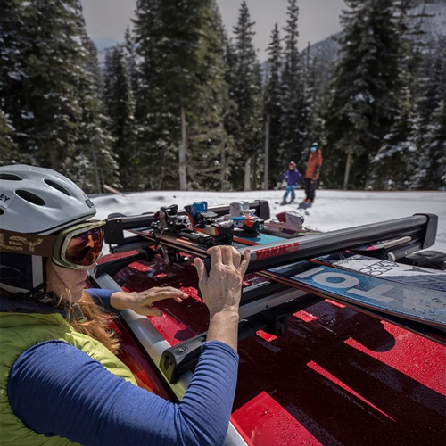 Yakima FreshTrack – porte-skis et porte-planches à neige universel sur toit pour voiture 6, noir