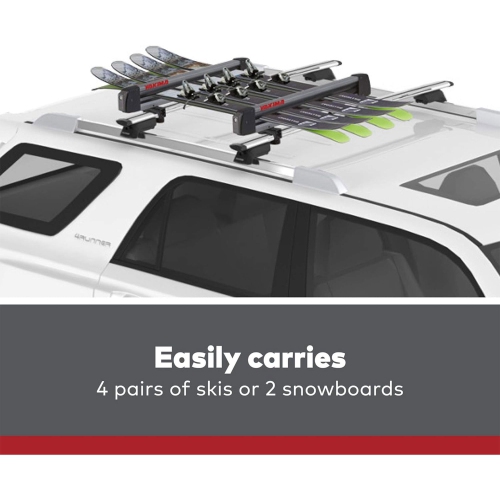 Yakima FreshTrack – porte-skis et porte-planches à neige universel sur toit pour voiture 6, noir