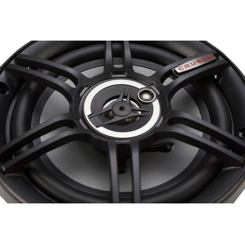Crunch CS-653 300 Watts 6.5-Inch 3-Way 4 Ohms Steel Basket CS Speakers
