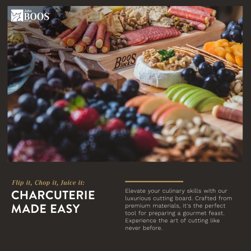 John Boos – planche à découper de cuisine Prestige en érable, grain de bois, 22 x 16 x 1,25 po