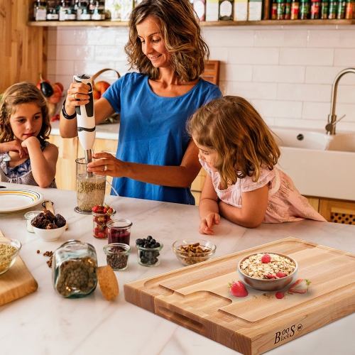 John Boos – planche à découper en érable au jus Groove, 20 x 15 x 1,5 po