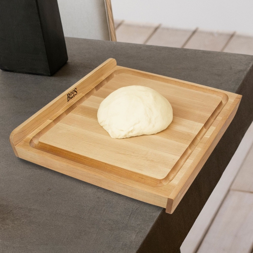 John Boos – planche à découper réversible en bois de comptoir avec rainure à jus, érable