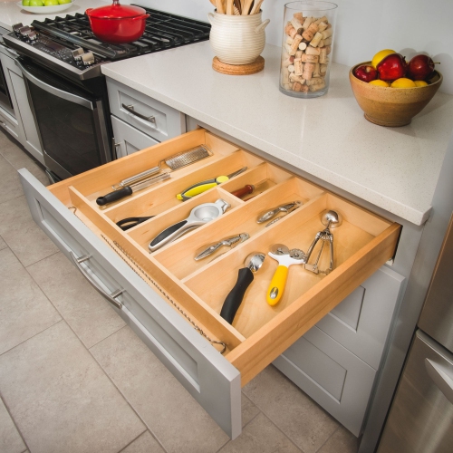 Rev-A-Shelf Wood Trim to Fit Drawer Organizer Insert, 33.13'' x 22'', 4WUT-36-1