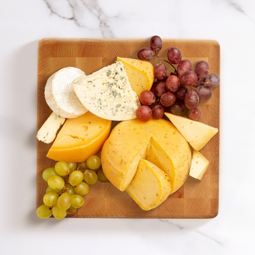 John Boos – planche à découper carrée en bois avec pieds de la série MC, 12 x 12 po, érable