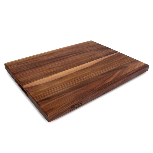 John Boos Walnut Wood Edge Grain Reversible Cutting Board, 24 x 18 x 1.5 Inches