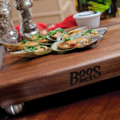 John Boos – petite planche à découper en bois de noyer pour cuisine, 9 x 9 x 1,5 po