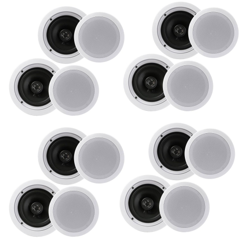 Pyle PDIC1661RD 6.5 Inch 200 Watt In Ceiling Wall 2 Way Speaker System
