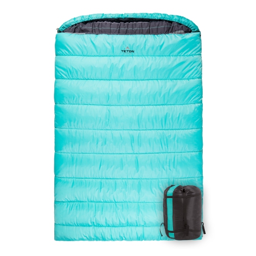 TETON Sports – sacs de couchage chauds Mammoth à 0 degrés pour le camping et le camp de base, sarcelle