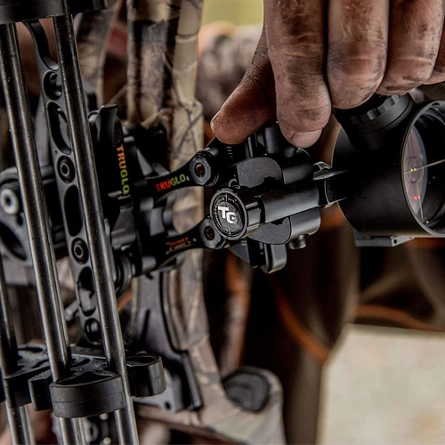 TruGlo Pro Power Dot Illuminated Adjustable Range Rover LED Bow Sight