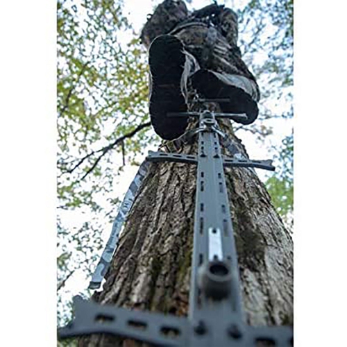 Support pour arbre Hawk Kickback LVL Hang On avec repose-pieds et ensemble de 3 bâtons d'escalade