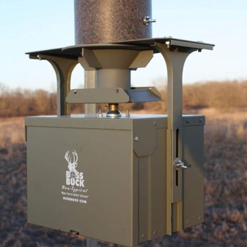 Mangeoire de chasse à moteur à couple élevé de 12 V avec porte-minuterie Buck de Boss