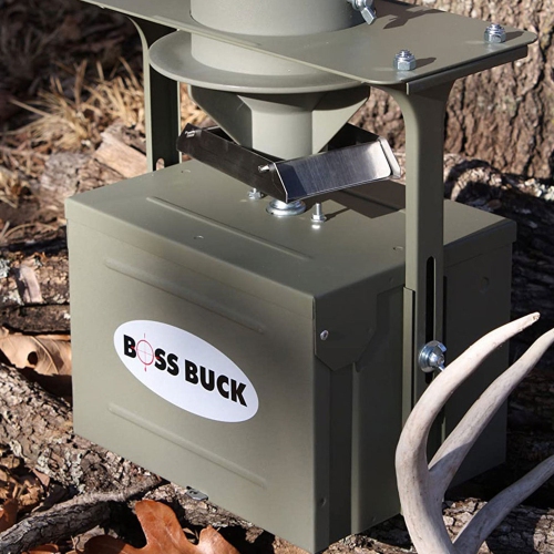Mangeoire de chasse à moteur à couple élevé de 12 V avec porte-minuterie Buck de Boss