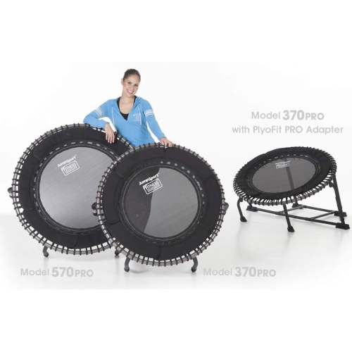 JumpSport 350 PRO Lightweight 39-Inch Fitness Trampoline & Handle Bar Accessory