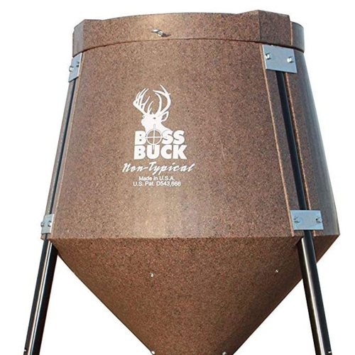 Boss Buck Gravity Fed Tripod Game Deer Corn and Protein Pellet Feeder
