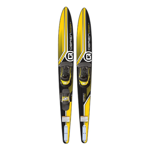 O'BRIEN WATERSPORTS  Adult 68 Inches Performer Combo Water Skis And Black In Yellow