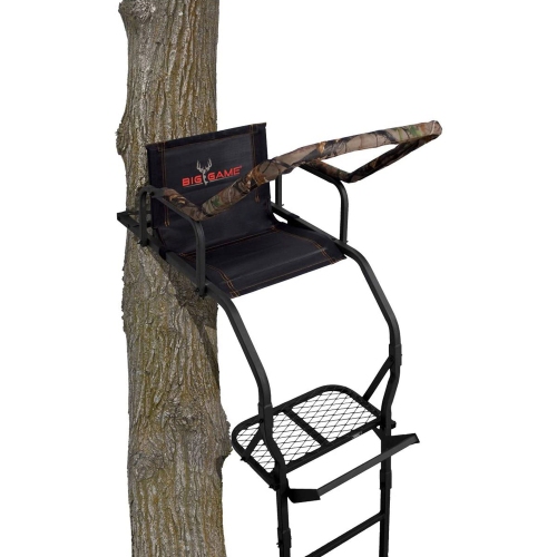 Big Game Warrior DXT 17' Portable Hunting Outside Tree Stand Ladder
