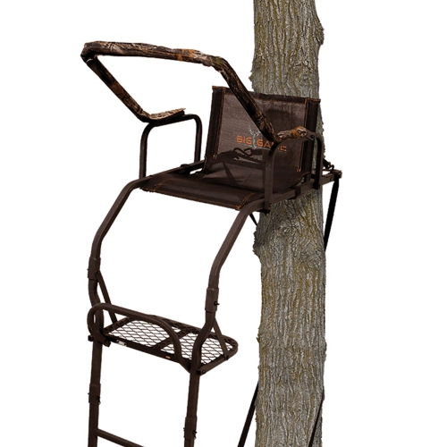 Big Game Warrior DXT 17' Portable Hunting Outside Tree Stand Ladder