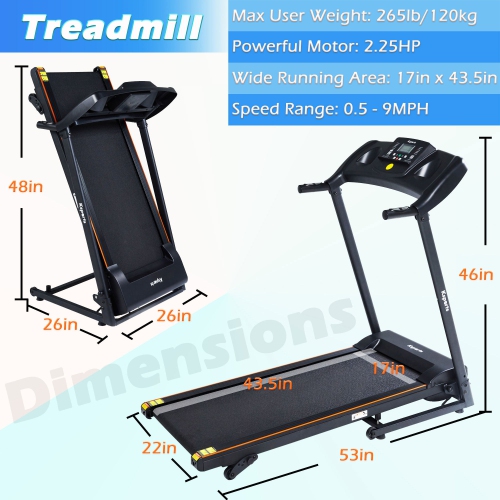 Ksports Multi-Functional Electric Treadmill Cardio Strength Training Workout Set