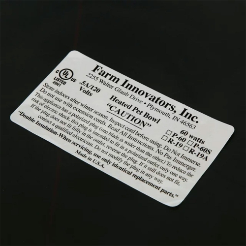 Farm Innovators – bol d’eau en plastique chauffant de qualité supérieure de 60 watts pour chiens et chats, bleu