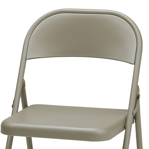 MECO Sudden Comfort All Steel Folding Chair Set, Chicory Lace Frame