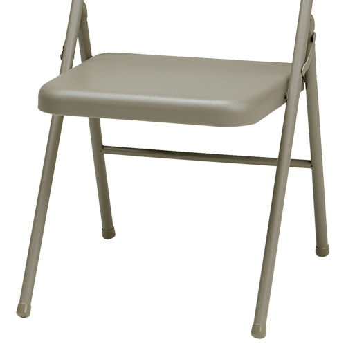 MECO Sudden Comfort All Steel Folding Chair Set, Chicory Lace Frame