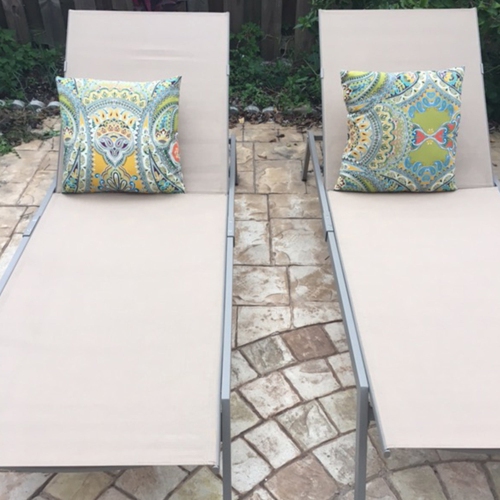 Ostrich Princeton Adult Outdoor Chaise Lounge Chairs with Wheels, Tan