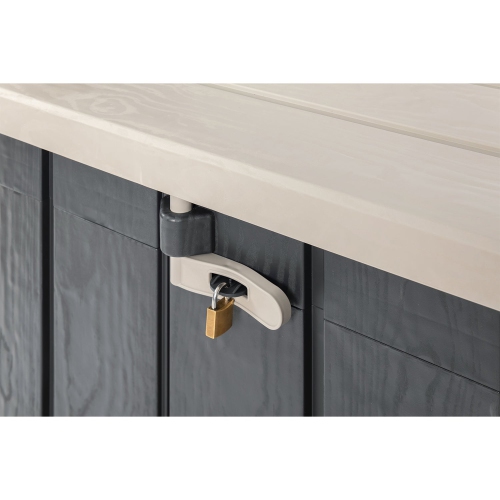 Toomax – remises de rangement pour toutes les conditions météorologiques Stora Way, 4,25 x 2,5 pi, anthracite/gris taupe